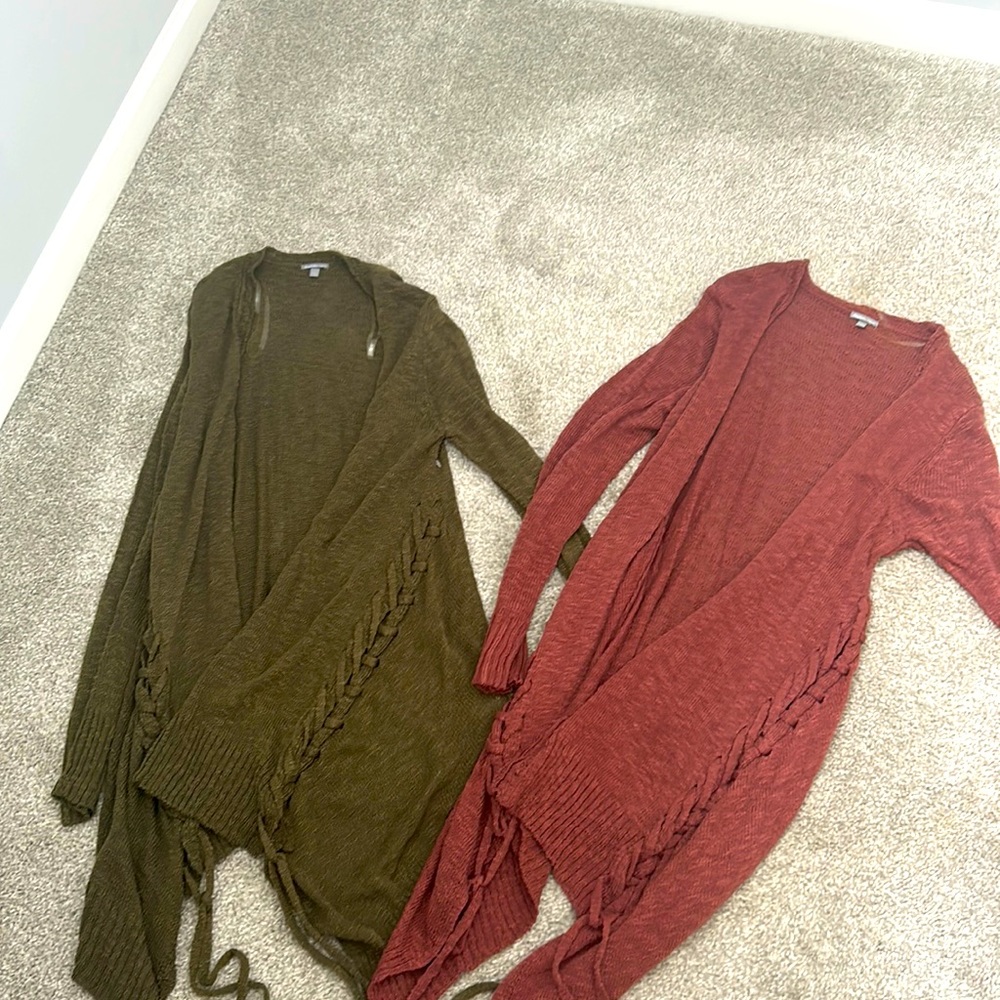 Bundle of two knit cardigans Charlotte Russe